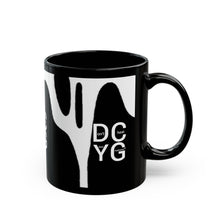 Load image into Gallery viewer, DCYG DRIP 24 White Logo & Black Mug (11oz, 15oz)