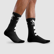 Load image into Gallery viewer, Copy of DCYG Dbl Basketball Players Black & White Crew Socks (EU)