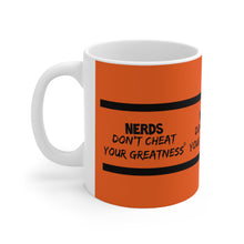 Load image into Gallery viewer, DCYG NERDS Black Logo Ceramic Coffee Cups, 11oz, 15oz