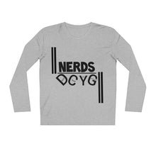Load image into Gallery viewer, DCYG NERDS Black Logo Long Sleeve Shirt