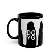 Load image into Gallery viewer, DCYG DRIP 24 White Logo & Black Mug (11oz, 15oz)