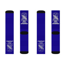 Load image into Gallery viewer, DCYG STX White Phi Beta Sigma & Blue Socks
