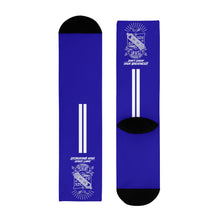 Load image into Gallery viewer, DCYG White Phi Beta Sigma & Blue Crew Socks (EU)