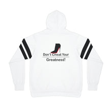 Load image into Gallery viewer, DCYG Black Red Bottoms Hoodie (AOP)