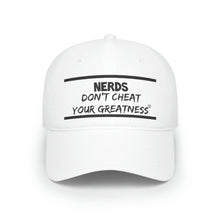 Load image into Gallery viewer, DCYG NERDS Black Logo Baseball Cap