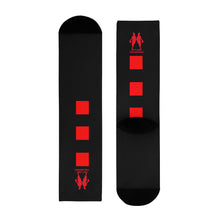 Load image into Gallery viewer, DCYG Red & Black Womens Crew Socks (EU)