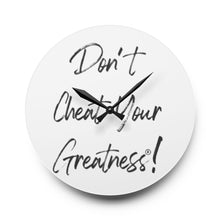 Load image into Gallery viewer, DCYG Acrylic Wall Clock