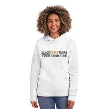 Load image into Gallery viewer, Black Vegas Tours Black , Gold Logo Unisex Drummer Hoodie - 'Do Everything Impossible' Inspirational Sweatshirt