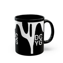 Load image into Gallery viewer, DCYG DRIP 24 White Logo & Black Mug (11oz, 15oz)