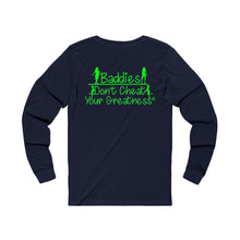 Load image into Gallery viewer, DCYG 24SX Baddies Green logo Unisex Jersey Long Sleeve Tee