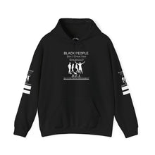 Load image into Gallery viewer, Black People DEI white Logo Cozy Unisex Heavy Blend™ Hooded Sweatshirt - Perfect for Chill Days and Gatherings