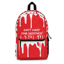 Load image into Gallery viewer, DCYG DRIP 24 White logo & Red Backpack