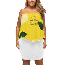 Load image into Gallery viewer, DCYG Xclusive Womens Off-the-shoulder Tube Dress
