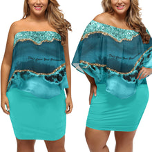 Load image into Gallery viewer, DCYG Xclusive Womens Off-the-shoulder Tube Dress