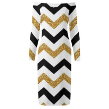 Load image into Gallery viewer, DCYG Xclusive Womens Long Sleeve Off The Shoulder Lady Dress