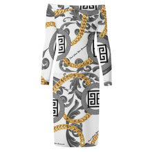 Load image into Gallery viewer, DCYG Xclusive Womens Long Sleeve Off The Shoulder Lady Dress