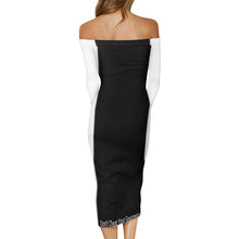 Load image into Gallery viewer, DCYG Xclusive Womens Long Sleeve Off The Shoulder Lady Dress