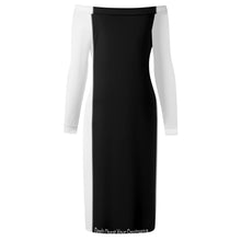 Load image into Gallery viewer, DCYG Xclusive Womens Long Sleeve Off The Shoulder Lady Dress