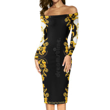Load image into Gallery viewer, DCYG Xclusive Womens Long Sleeve Off The Shoulder Lady Dress