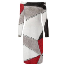 Load image into Gallery viewer, DCYG Xclusive Womens Long Sleeve Off The Shoulder Lady Dress