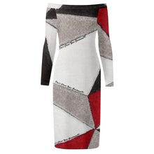 Load image into Gallery viewer, DCYG Xclusive Womens Long Sleeve Off The Shoulder Lady Dress