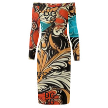 Load image into Gallery viewer, DCYG Xclusive Womens Long Sleeve Off The Shoulder Lady Dress