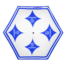 Load image into Gallery viewer, DCYG Xclusive Blue & White Umbrella Printing Outside