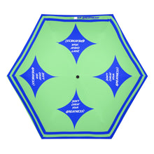 Load image into Gallery viewer, DCYG Xclusive Blue & Light Green Umbrella Printing Outside