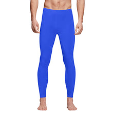 Load image into Gallery viewer, DCYG Xclusive Blue & White Mens Leggings & Running Tights