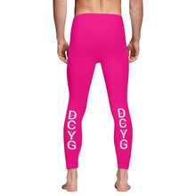 Load image into Gallery viewer, DCYG Xclusive Pink & White ,Mens Leggings & Running Tights