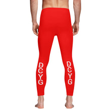Load image into Gallery viewer, DCYG Xclusive Red & White ,Mens Leggings & Running Tights
