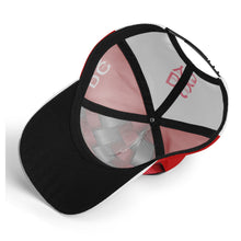 Load image into Gallery viewer, DCYG 2nd Edition Red, Grey & White Print Baseball Cap