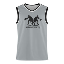 Load image into Gallery viewer, DCYG Dbl Black, Grey & White Mens Basketball Jersey Tank Top