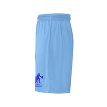 Load image into Gallery viewer, DCYG Mens Light & Dark Blue Mesh Basketball Shorts & Running Short Pants