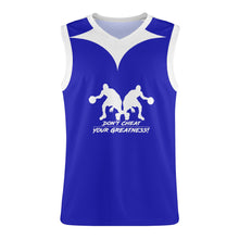 Load image into Gallery viewer, DCYG Dbl Blue & White Mens Basketball Jersey Tank Top