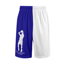 Load image into Gallery viewer, DCYG Mens Blue & White Mesh Basketball Shorts & Running Short Pants