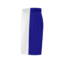 Load image into Gallery viewer, DCYG Mens Blue & White Mesh Basketball Shorts & Running Short Pants