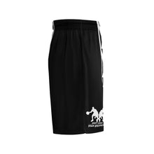 Load image into Gallery viewer, DCYG Dbl Mens Black & White Mesh Basketball Shorts & Running Short Pants