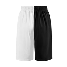 Load image into Gallery viewer, DCYG Mens Black & White Mesh Basketball Shorts & Running Short Pants