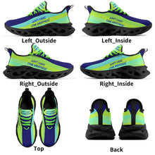 Load image into Gallery viewer, DCYG Light Green, Yellow & Blue 2nd Edition Mens Premium M-sole Sneakers