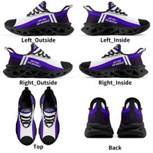 Load image into Gallery viewer, DCYG Purple,Black & White S1 Mens Premium M-sole Sneakers