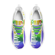 Load image into Gallery viewer, DCYG Drip Purple, Red , Green, Yellow & White S1 Mens Premium M-sole Sneakers
