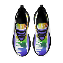 Load image into Gallery viewer, DCYG Drip Purple, Red , Green, Yellow & White S1 Mens Premium M-sole Sneakers