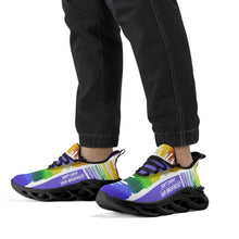 Load image into Gallery viewer, DCYG Drip Purple, Red , Green, Yellow & White S1 Mens Premium M-sole Sneakers