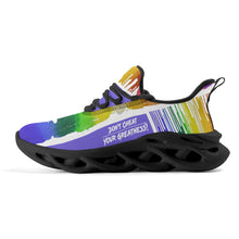 Load image into Gallery viewer, DCYG Drip Purple, Red , Green, Yellow & White S1 Mens Premium M-sole Sneakers