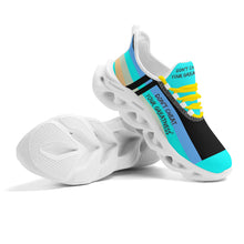 Load image into Gallery viewer, DCYG Light Blue,Turquoise Yellow & Black S1 Mens Premium M-sole Sneakers