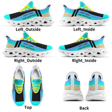 Load image into Gallery viewer, DCYG Light Blue,Turquoise Yellow & Black S1 Mens Premium M-sole Sneakers