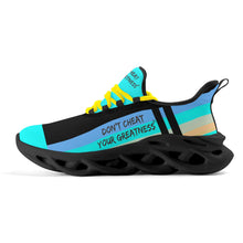 Load image into Gallery viewer, DCYG Light Blue,Turquoise Yellow & Black S1 Mens Premium M-sole Sneakers