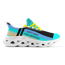 Load image into Gallery viewer, DCYG Light Blue,Turquoise Yellow & Black S1 Mens Premium M-sole Sneakers
