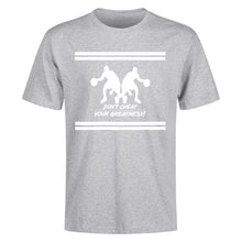 Load image into Gallery viewer, DCYG Mens White Dbl Hooper Cotton White logo & Black Printing T-Shirt